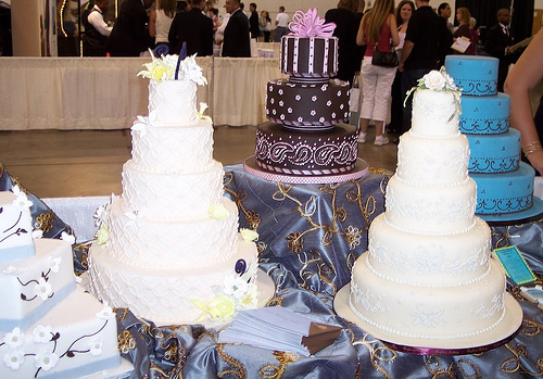 bridal show cakes This past weekend I went to the annual bridal expo with a