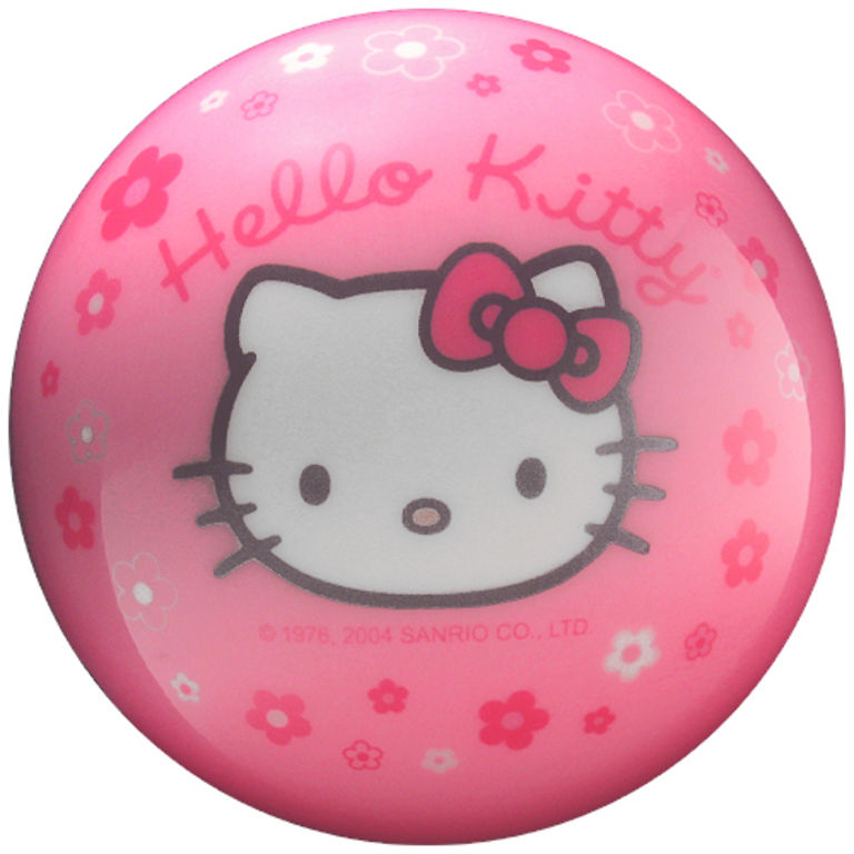 Her latest lust is for the Hello Kitty bowling ball: