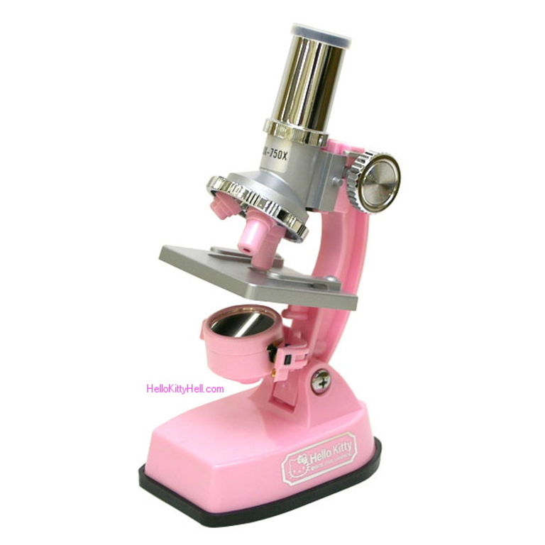 Hello Kitty microscope, looking at the problem