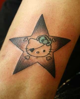 Kitty Star Wars stormtrooper tattoo and