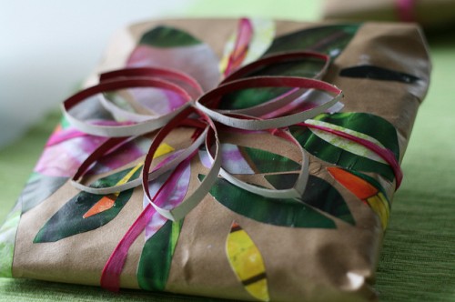 paper bag gift wrap