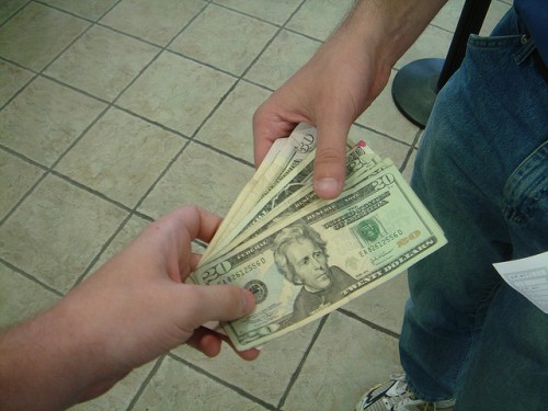 loaning money giving a loan