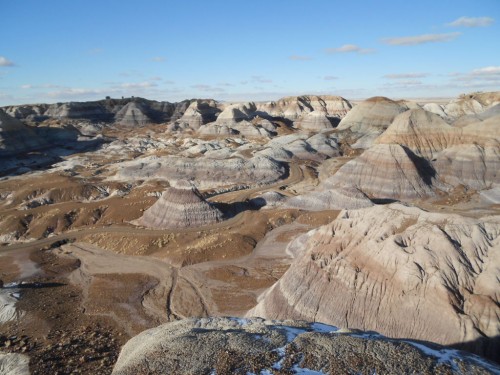 Blue Mesa Blue Mesa view from Petrified Forest national park