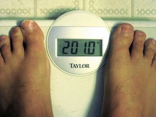 bathroom scale