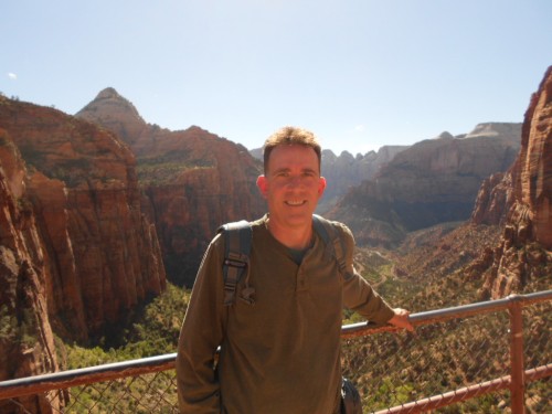 Jeff at Canyon Overlook