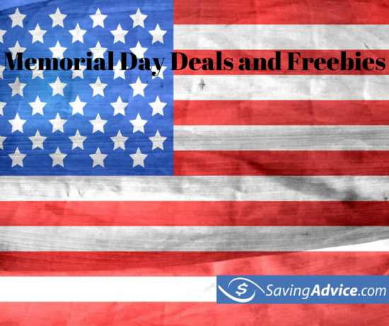 memorial day deals and freebies