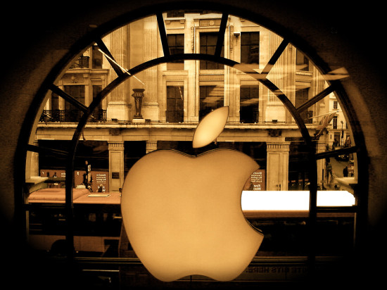 Apple stock reaches an all time high at over $100 per share