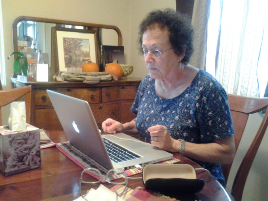 Facebook social media trend has grandma in the site
