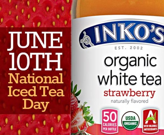 Coupon for a free bottle of Inko's organic white iced Tea