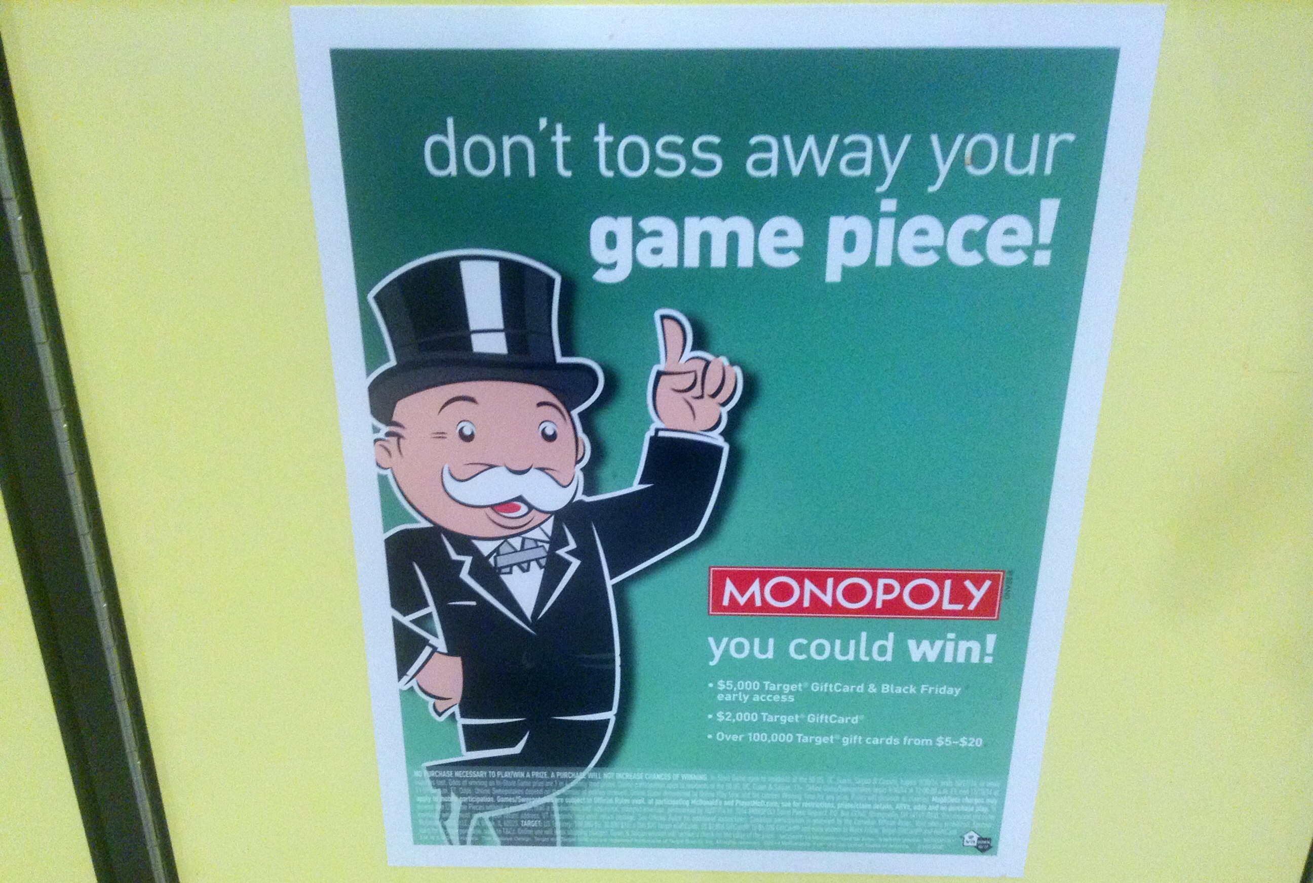 mcdonald's monopoly toy