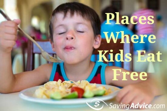 Places where kids eat free