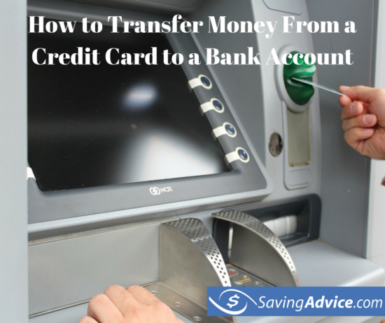 transfer money from a credit card to a bank account