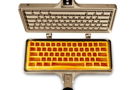Keyboard waffle iron