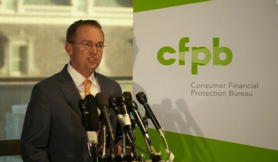 CSFB's Credit Card Report and Has the Consumer Financial Protection Bureau Changed Under Trump?