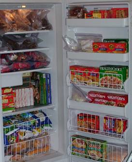 stockpile groceries to save money