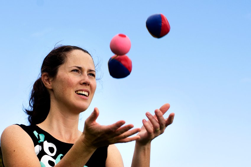 juggling, a great addition to the list of free and inexpensive hobbies