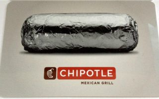 $25 Chipotle gift card