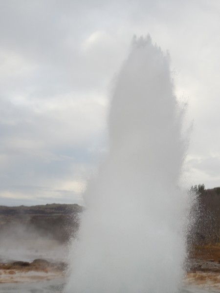 Geysir Iceland spouting