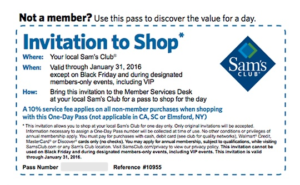 Your Free One-Day Pass to Sam's Club - SavingAdvice.com Blog