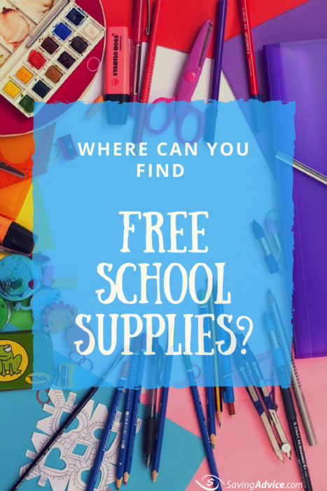 free school supplies, back to school deal, school supplies promo