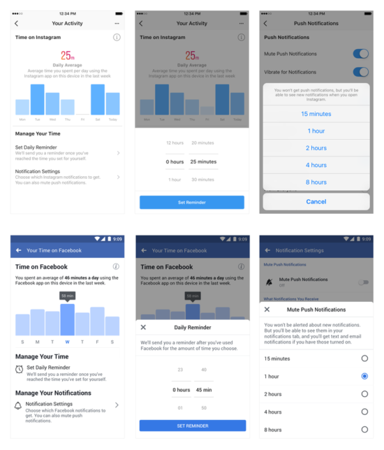 Facebook tools for social media addiction
