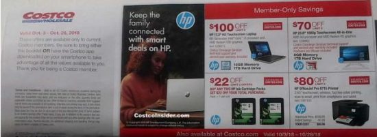Costco October 2018 coupon book
