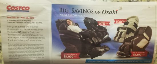 Costco November 2018 Coupon Book