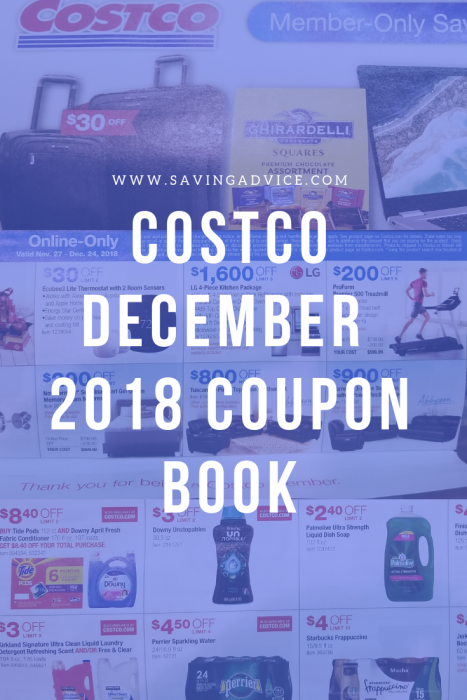 Costco December 2018 Coupon Book Savingadvice Com Blog