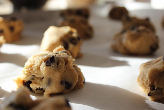 raw cookie dough