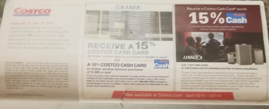 Costco January 2019 coupon book