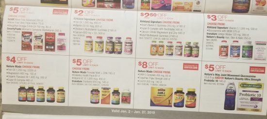 Costco January 2019 coupon book