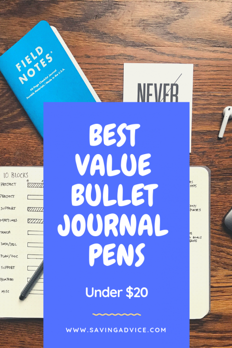 Best pens for bullet journal