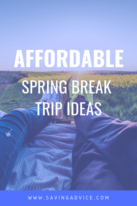 spring break travel season