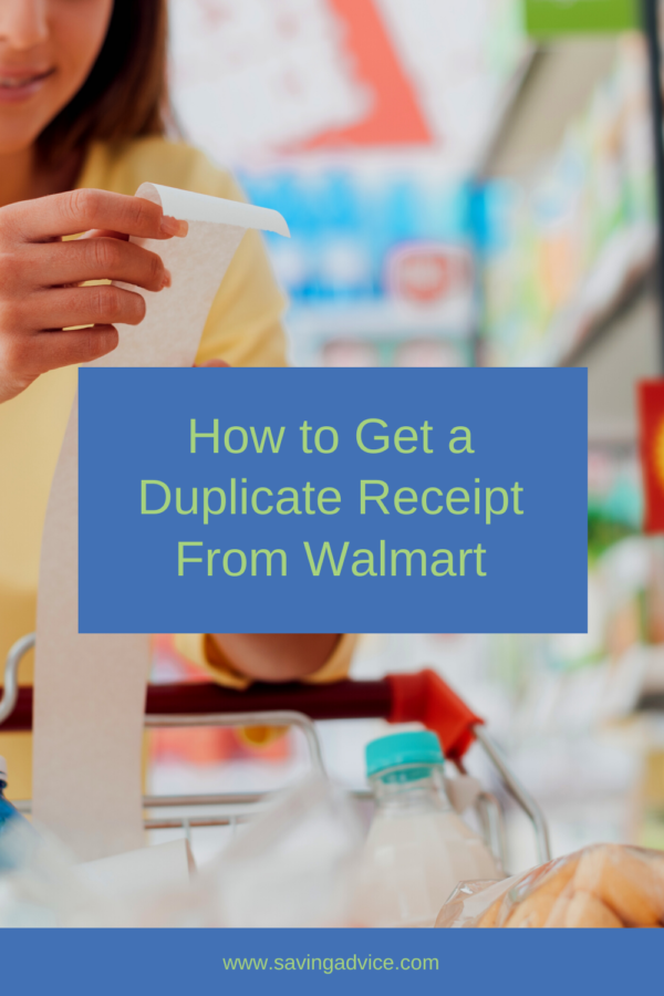 How to Get a Duplicate Receipt From Walmart