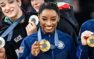 Olympic gold medal value - Simone Biles 2024 Paris Olympics - YouTube/NBC News