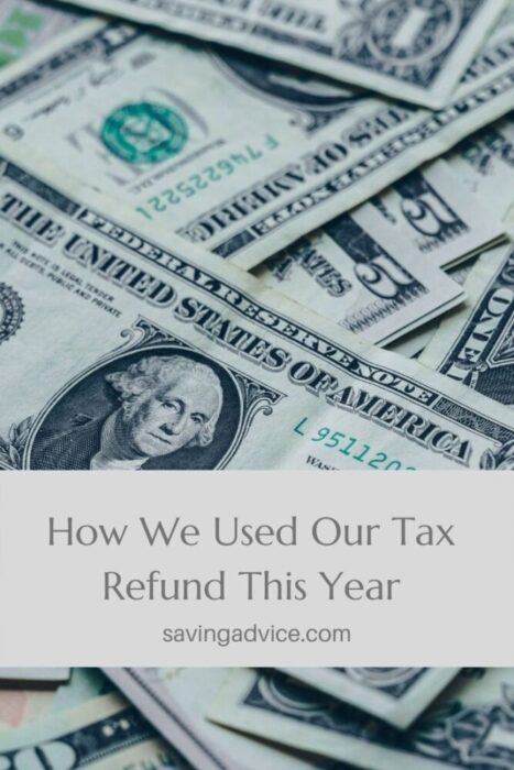 How We Used Our Tax Refund This Year