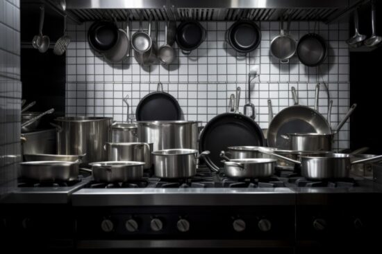 stainless steel pan