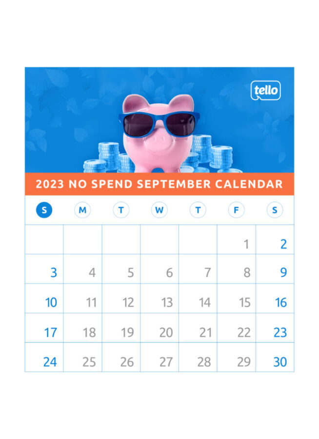 No Spend September