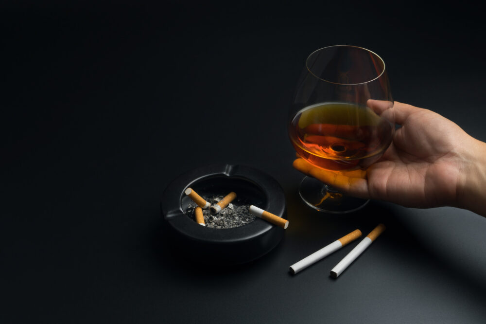 cigarettes and alcohol