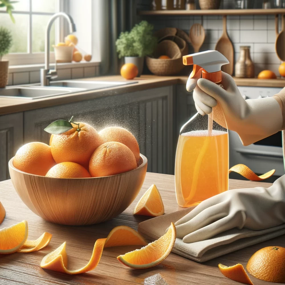 Orange Peels: Citrus Cleaners