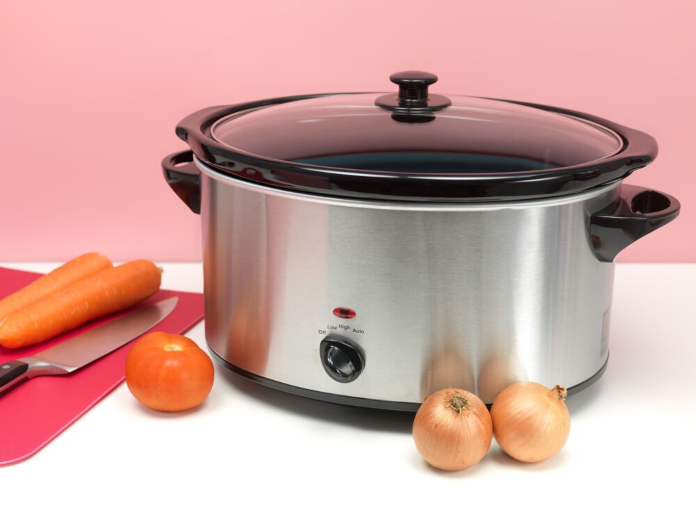 Using a slow cooker is great for meal prep