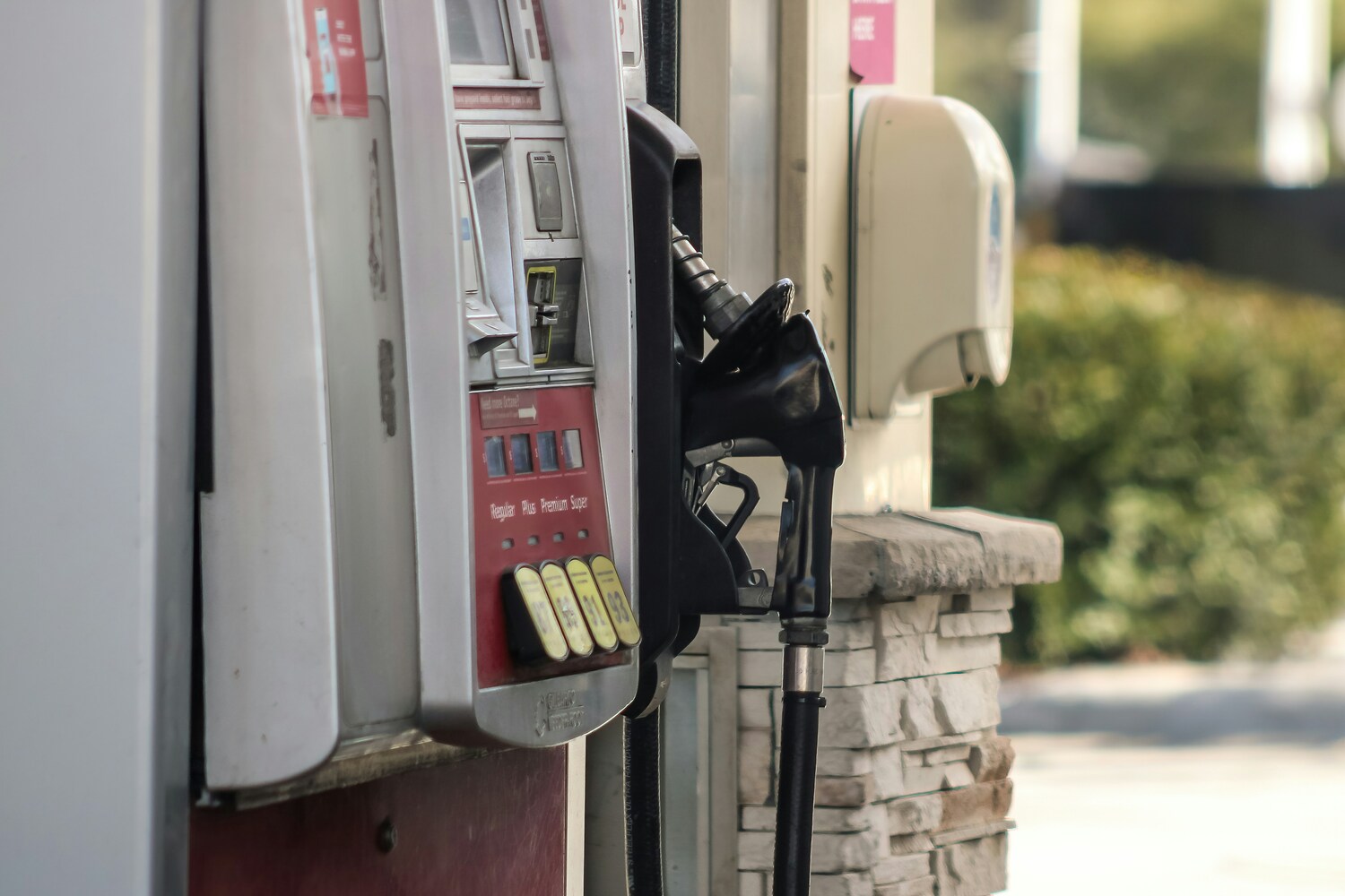 gas pump, gas station