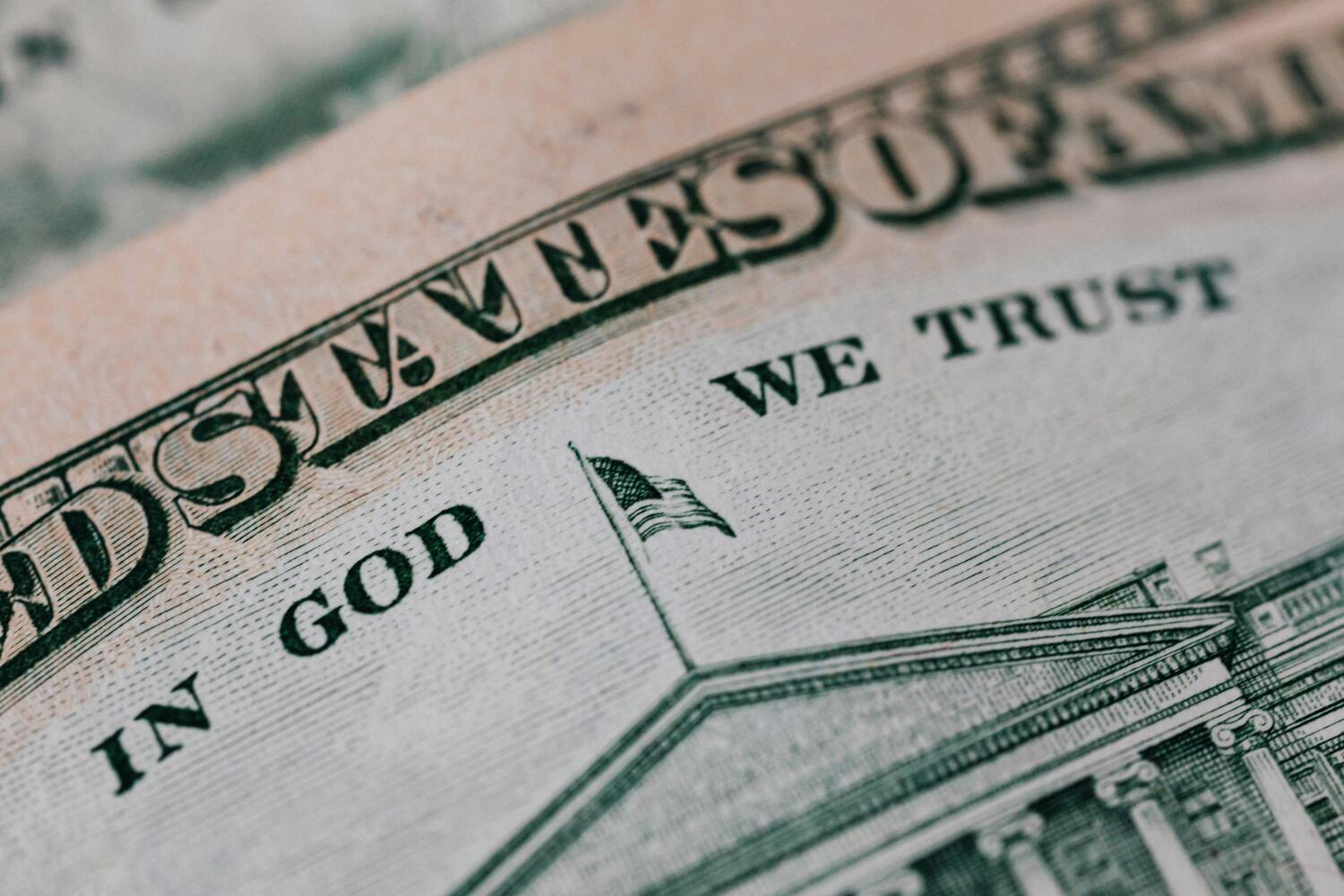 close up of a dollar bill