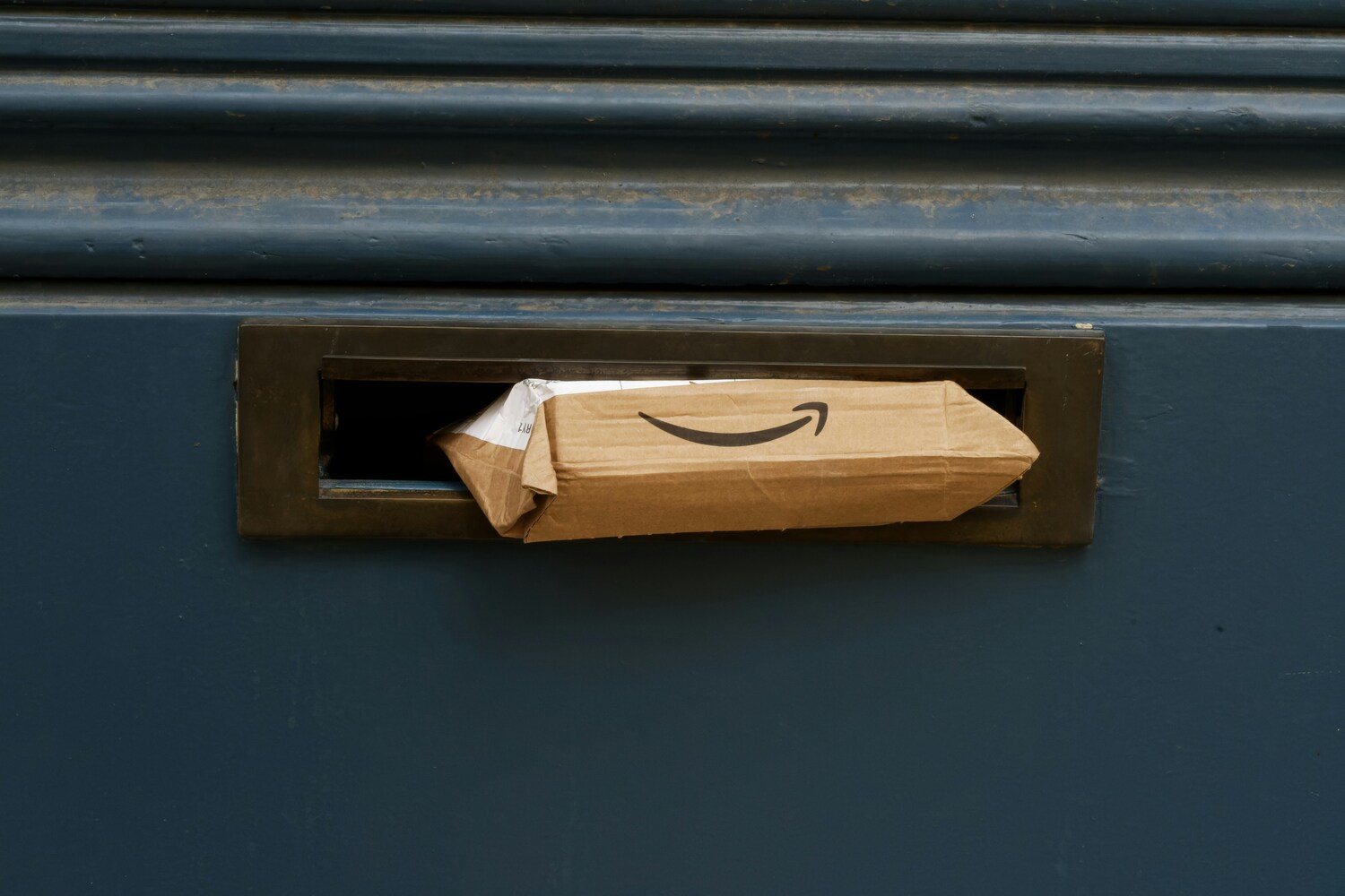 package at the front door