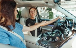 teen drive car