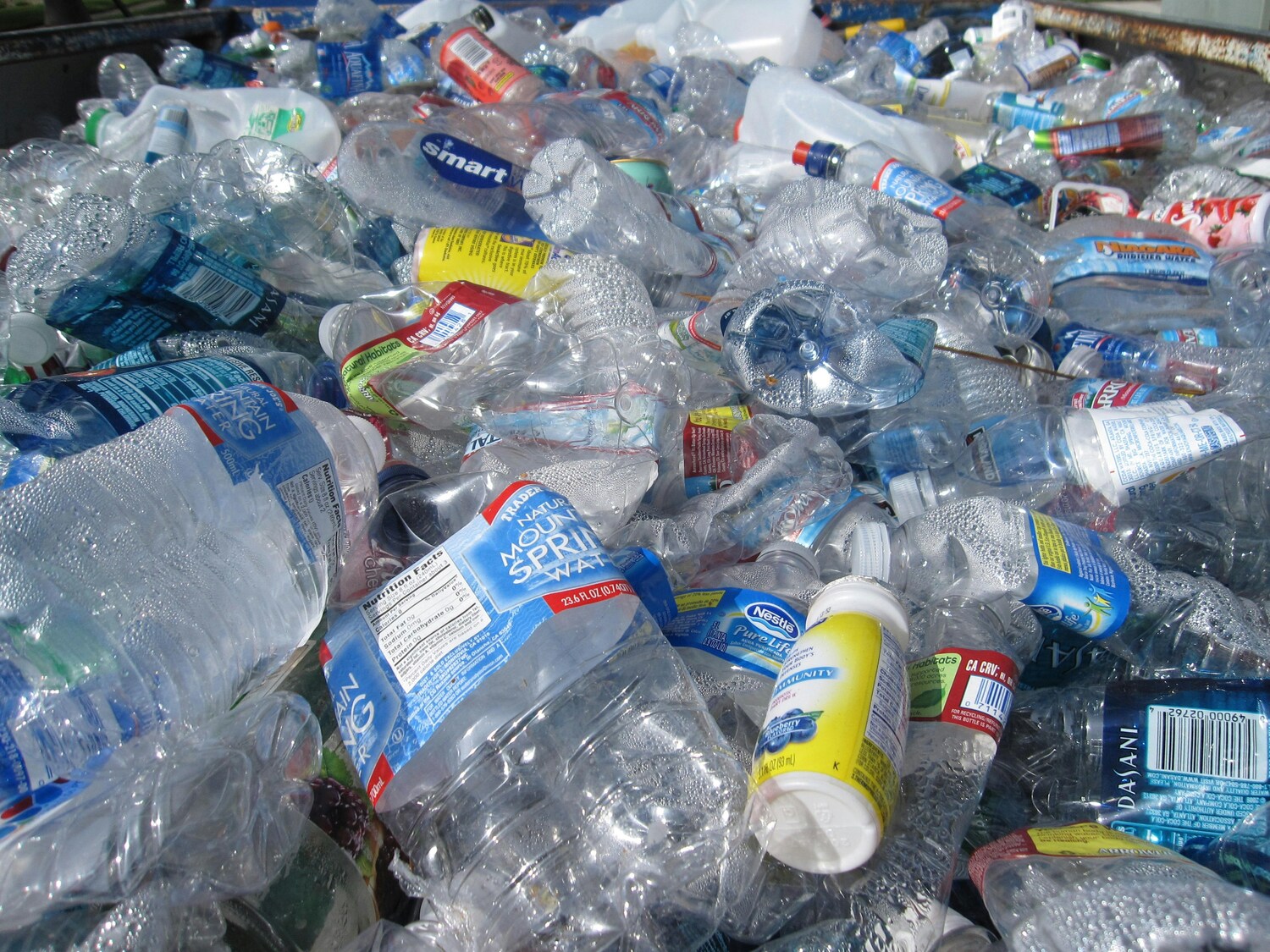 pile of recycling, recycle