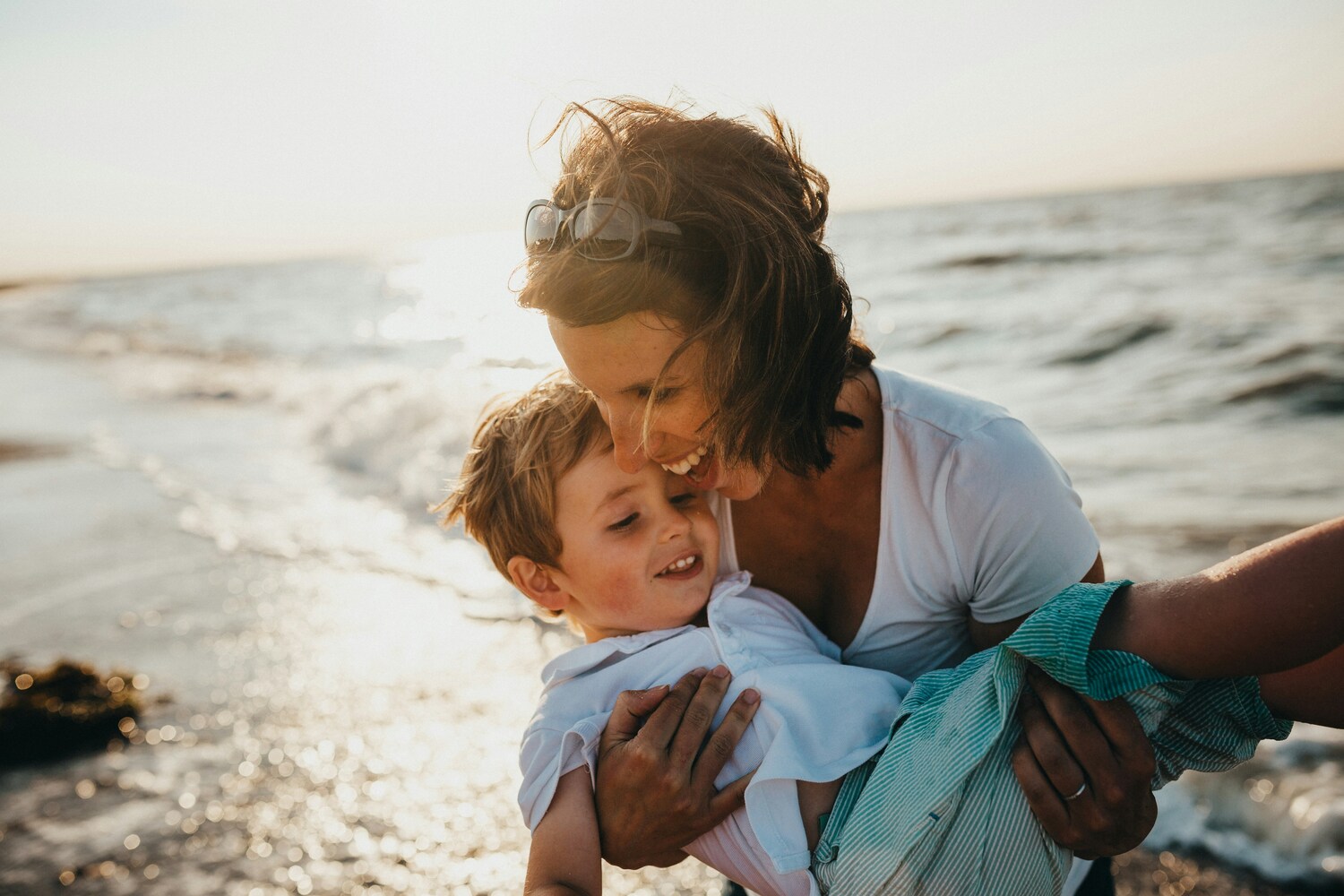 mother and son
