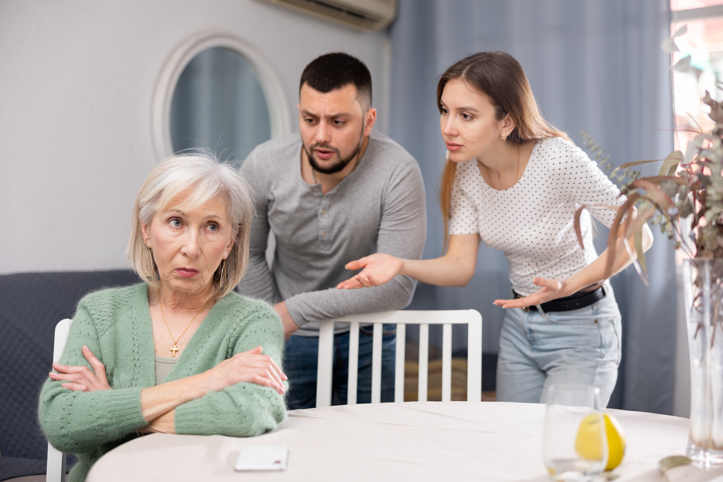 Family disputes about inheritance leading to elder abuse