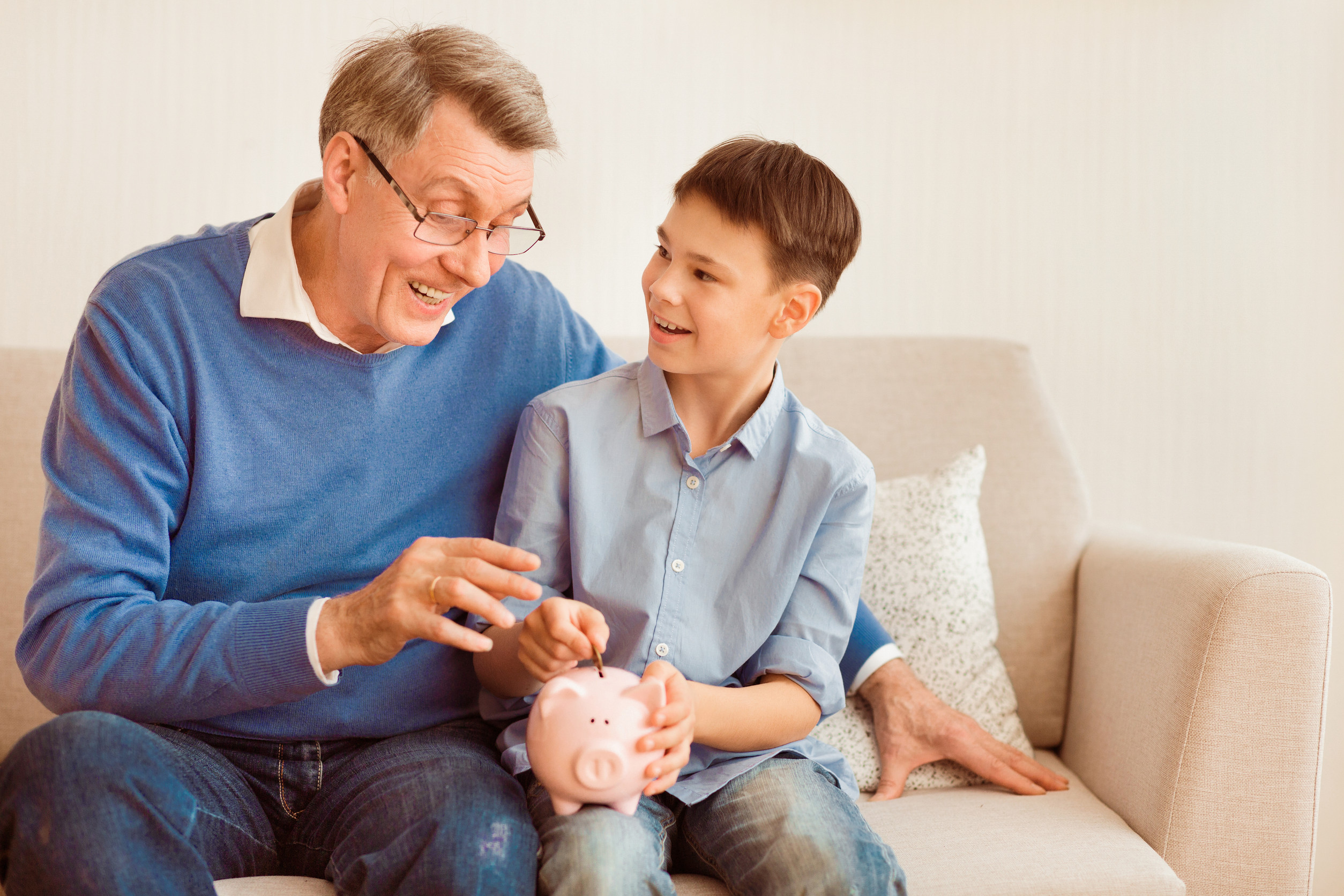adding a grandchild to a bank account