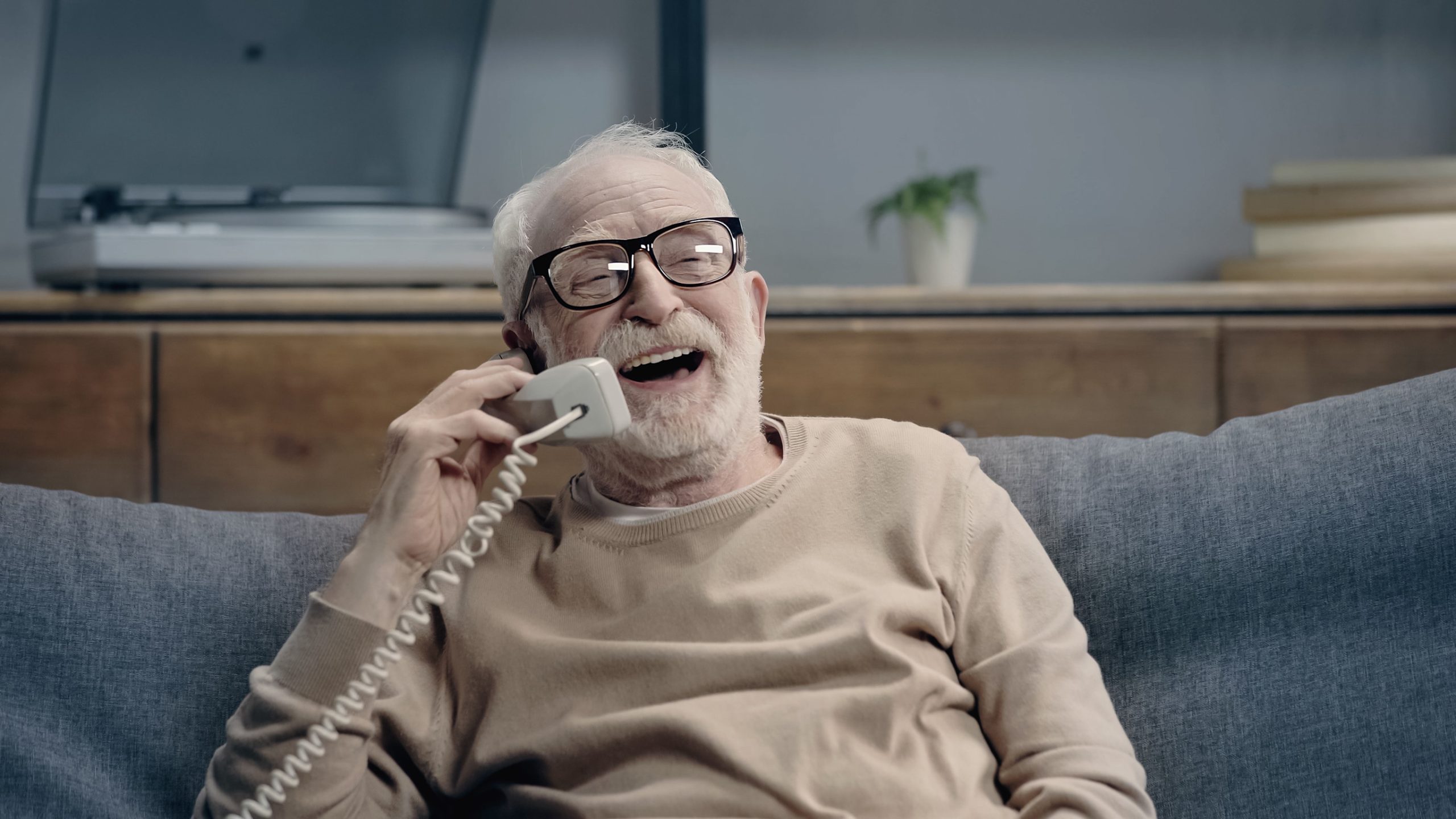senior on landline